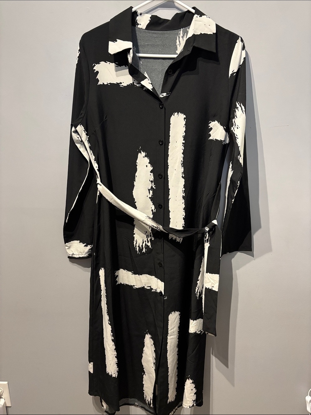 Shirt Dress with Tie Waist